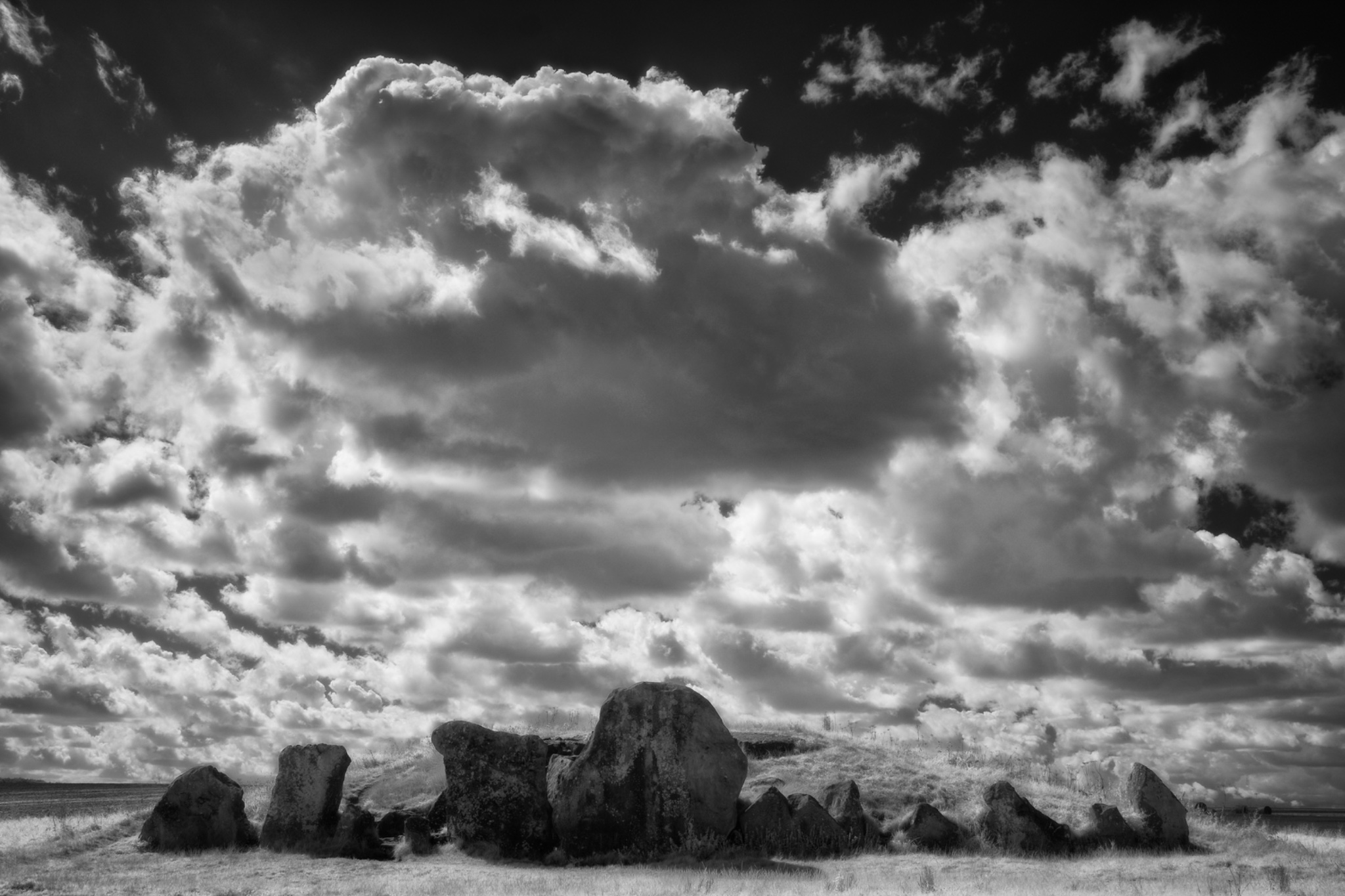 West Kennet Long Barrow, Wiltshire, England.